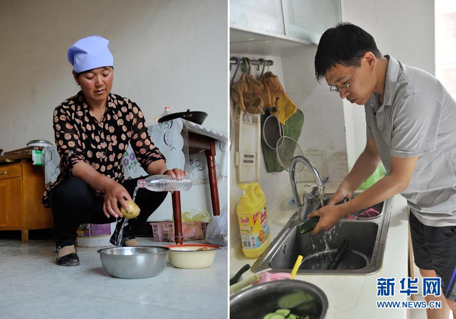 家庭节约用水手抄报_家庭人均生活用水