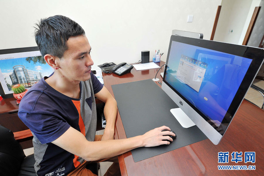宁夏小伙王磊:自主打造新型电脑一体机