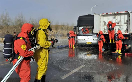 春运交通事故应急救援大演练