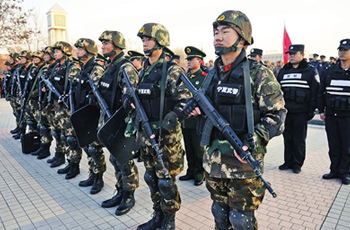 贺兰成立"军警民"联防队