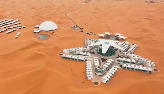 宁夏中卫：沙漠酒店开启全新观星方式