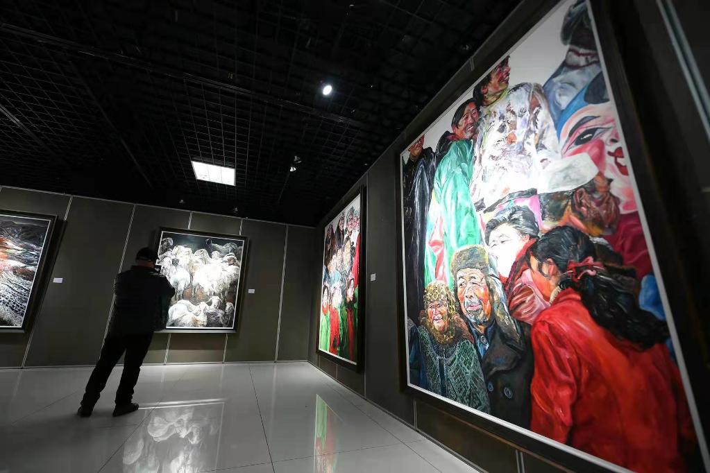 銀川書畫院建院30周年書畫作品展開幕